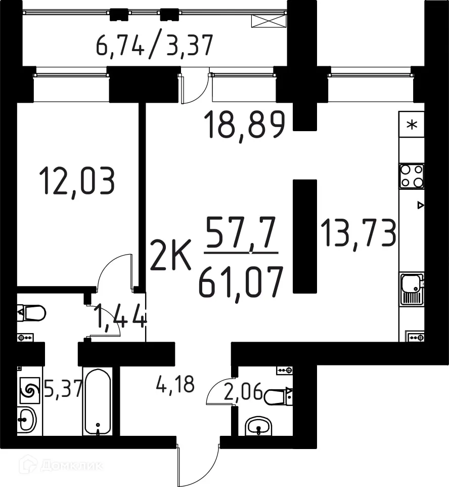 Фото квартиры в ЖК ЛетоПарк