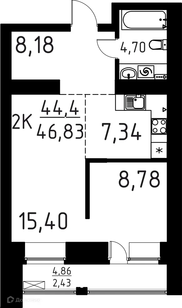 Фото квартиры в ЖК ЛетоПарк