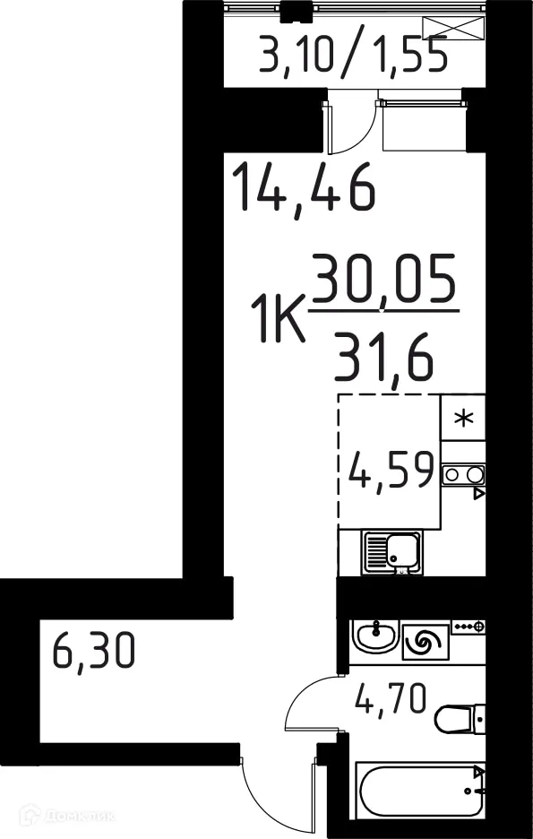 Фото квартиры в ЖК ЛетоПарк