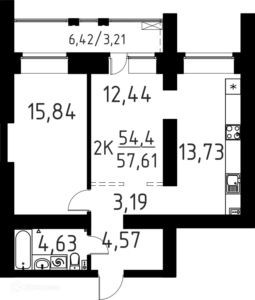 Фото квартиры в ЖК ЛетоПарк
