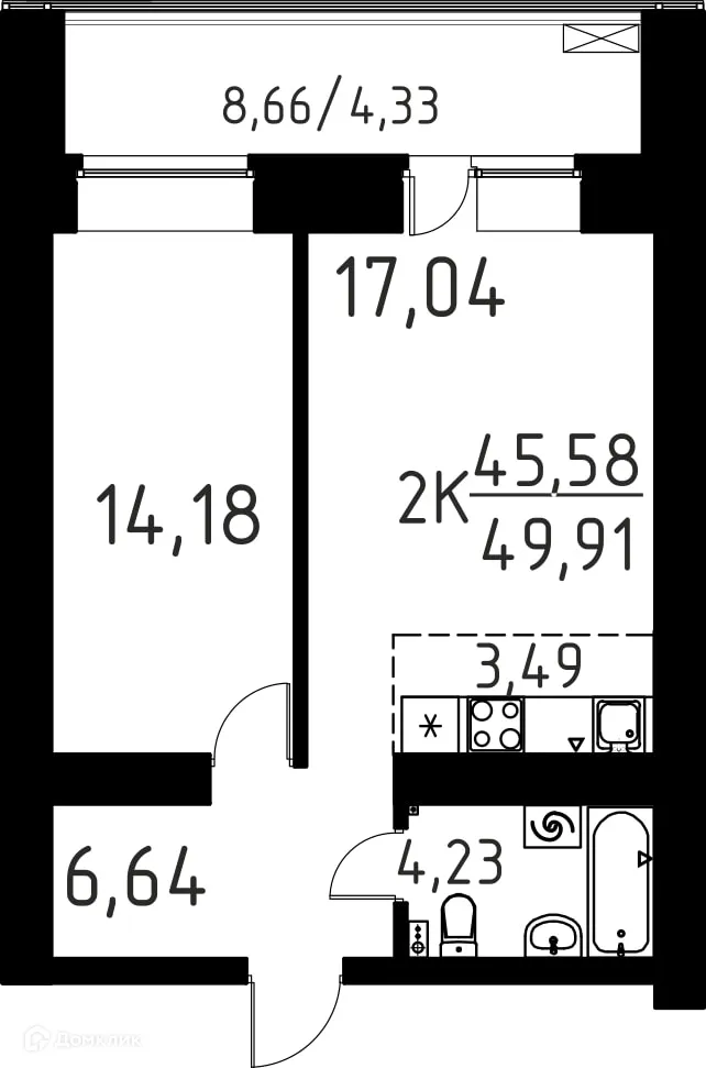 Фото квартиры в ЖК ЛетоПарк
