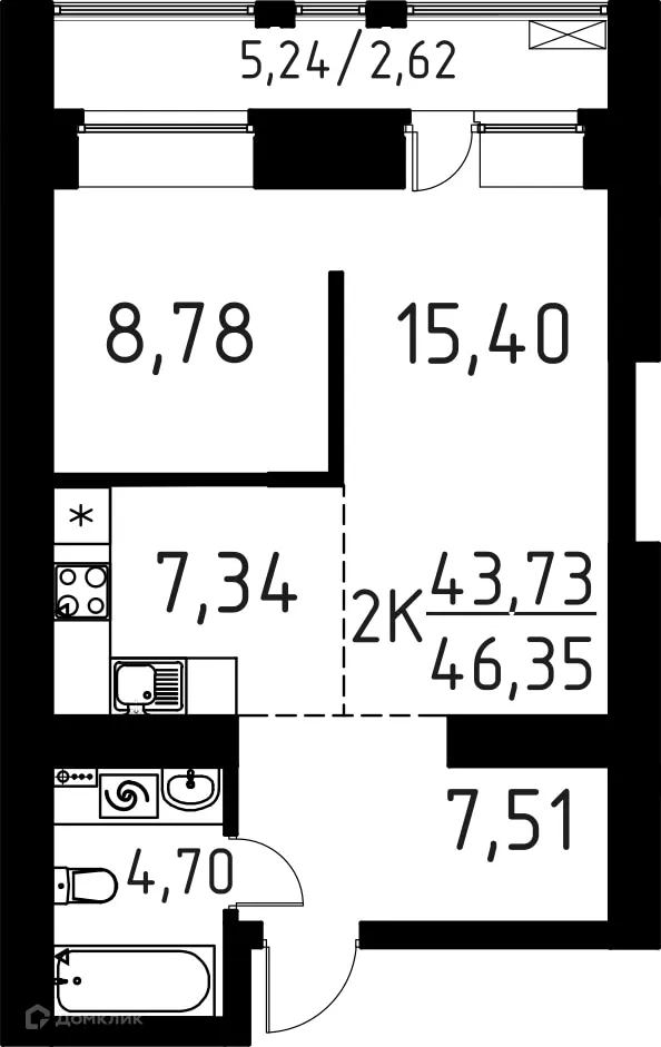 Фото квартиры в ЖК ЛетоПарк