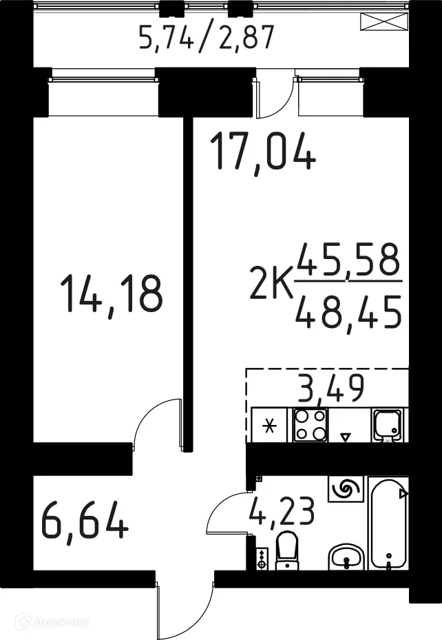Фото квартиры в ЖК ЛетоПарк