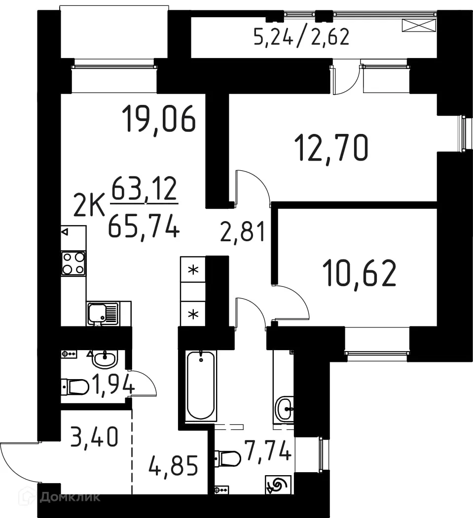 Фото квартиры в ЖК ЛетоПарк