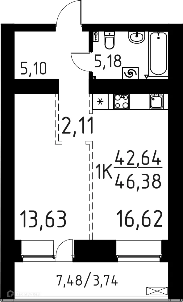 Фото квартиры в ЖК ЛетоПарк