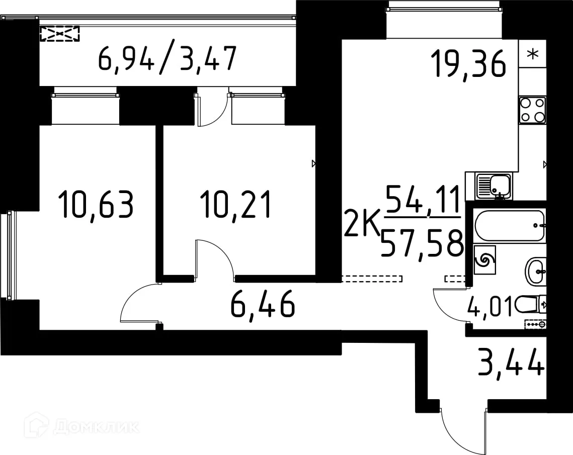 Фото квартиры в ЖК ЛетоПарк