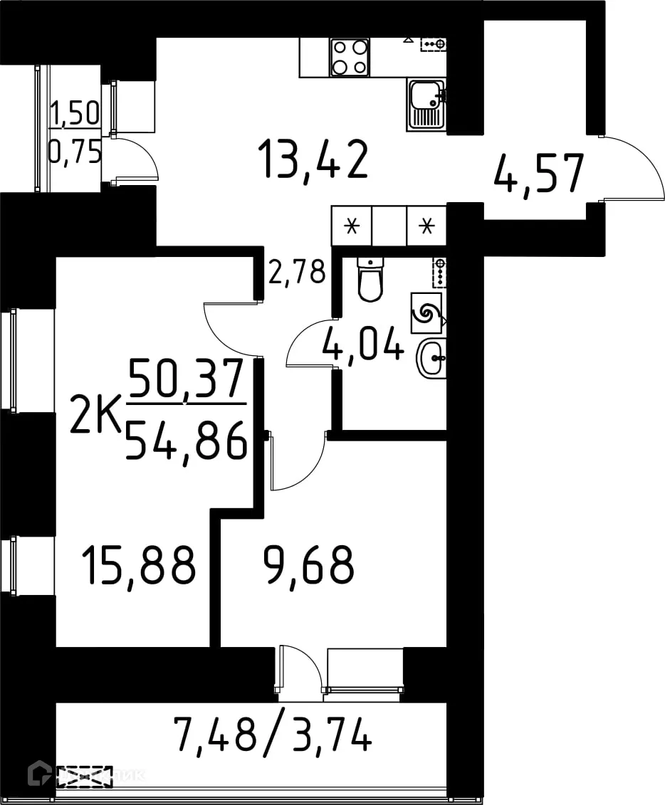 Фото квартиры в ЖК ЛетоПарк
