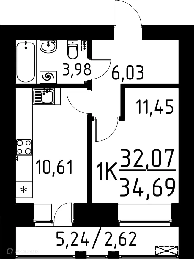 Фото квартиры в ЖК ЛетоПарк