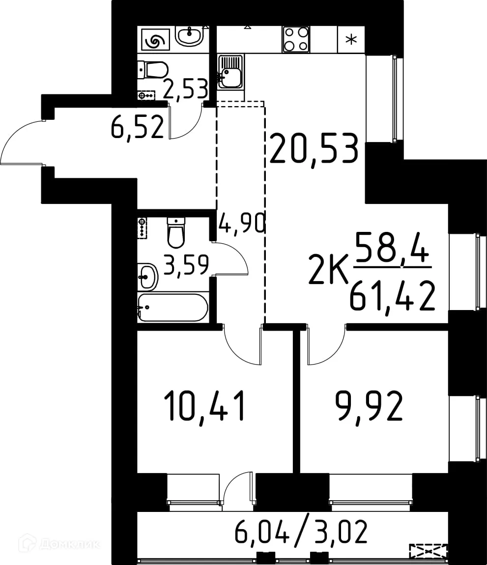 Фото квартиры в ЖК ЛетоПарк