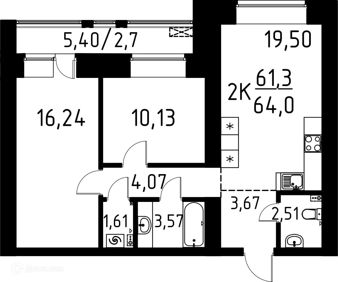 Фото квартиры в ЖК ЛетоПарк