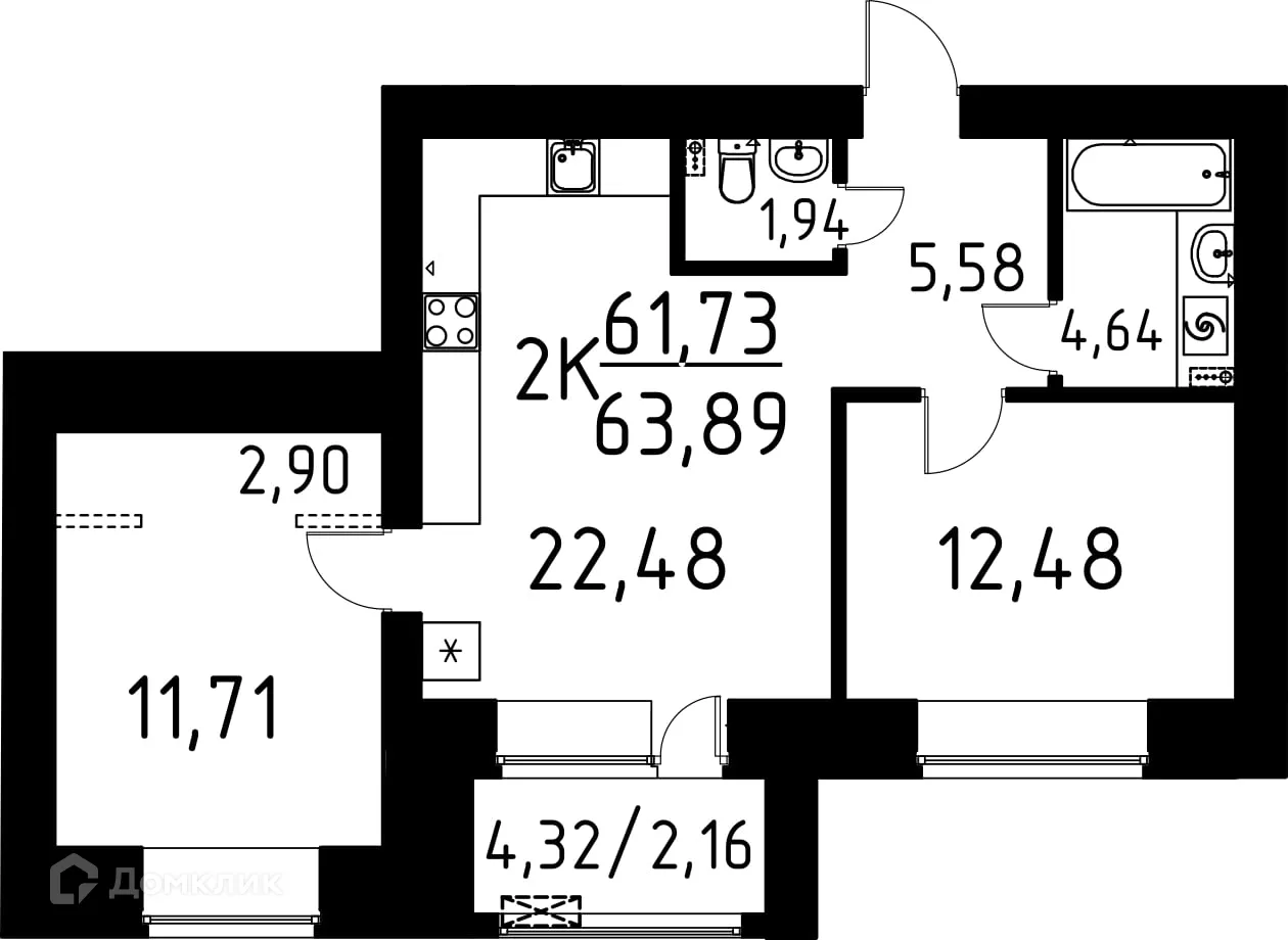 Фото квартиры в ЖК ЛетоПарк