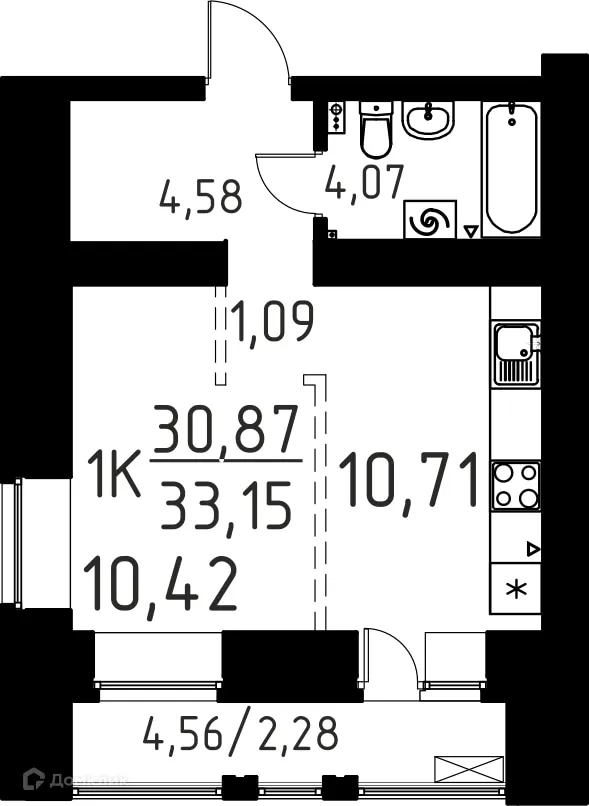 Фото квартиры в ЖК ЛетоПарк