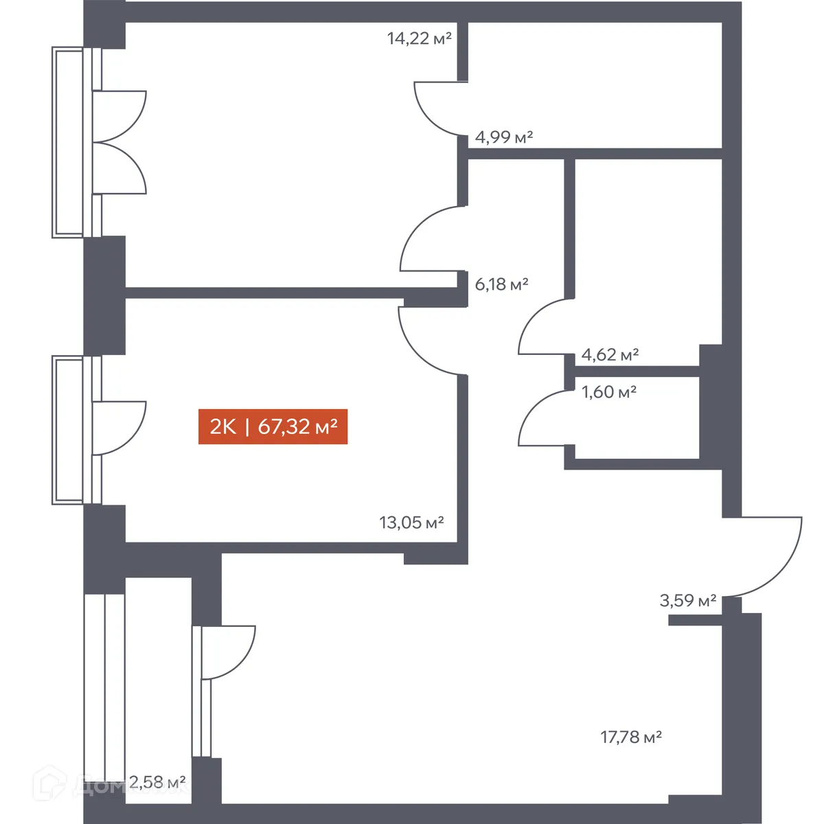 Фото квартиры в ЖК Ломоносов