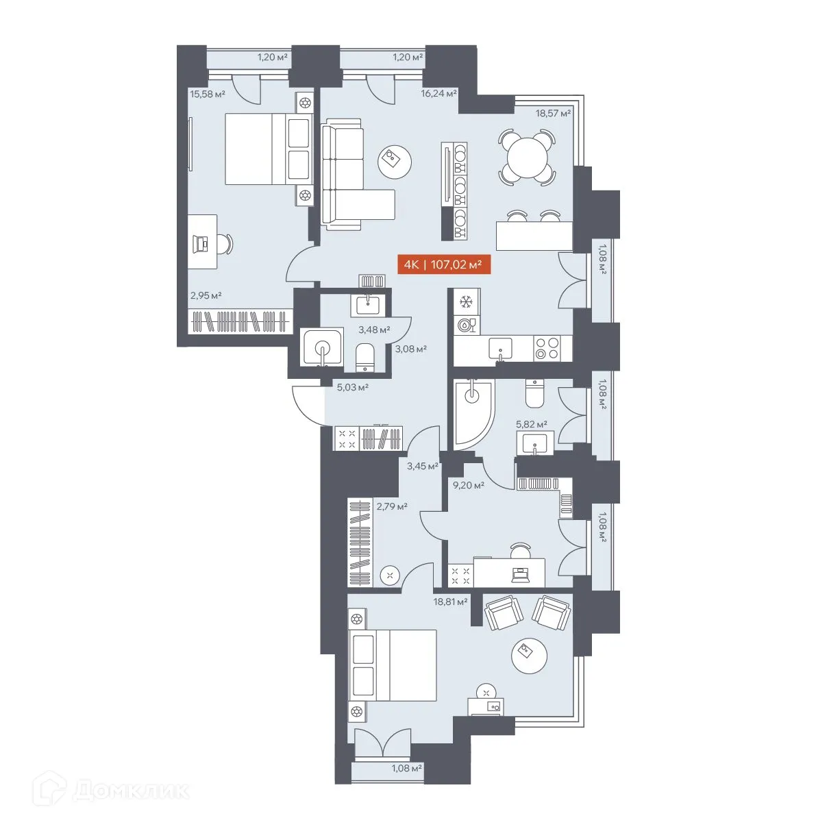 Фото квартиры в ЖК Ломоносов