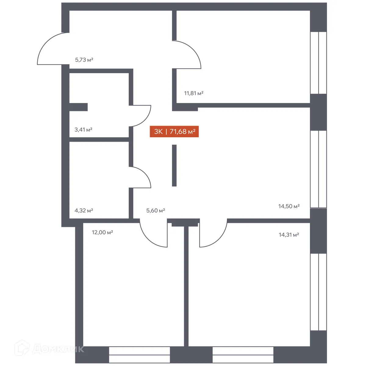 Фото квартиры в ЖК Ломоносов