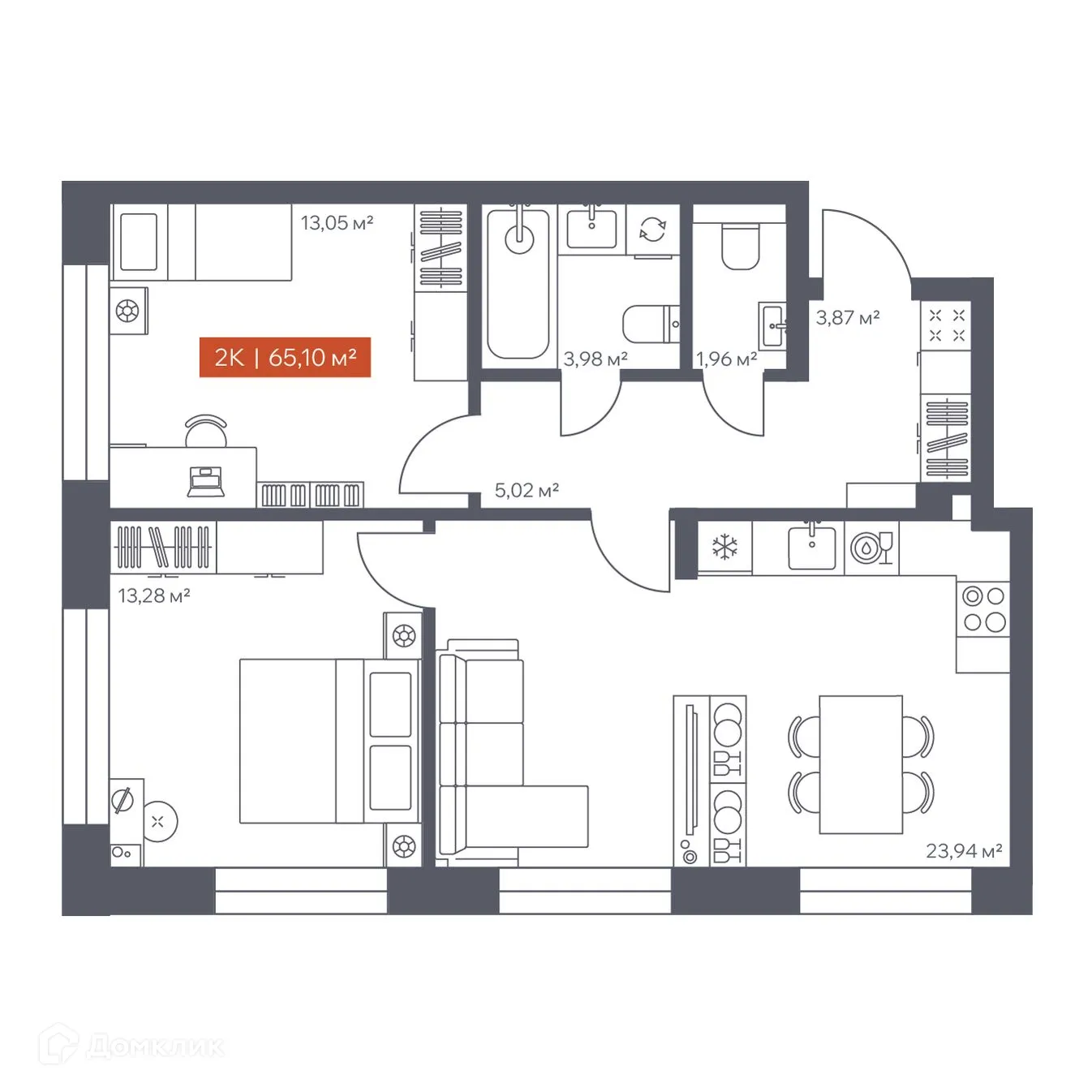 Фото квартиры в ЖК Ломоносов