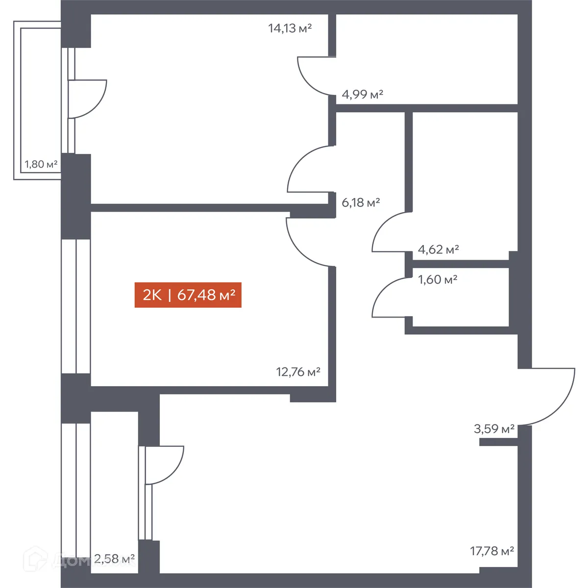 Фото квартиры в ЖК Ломоносов