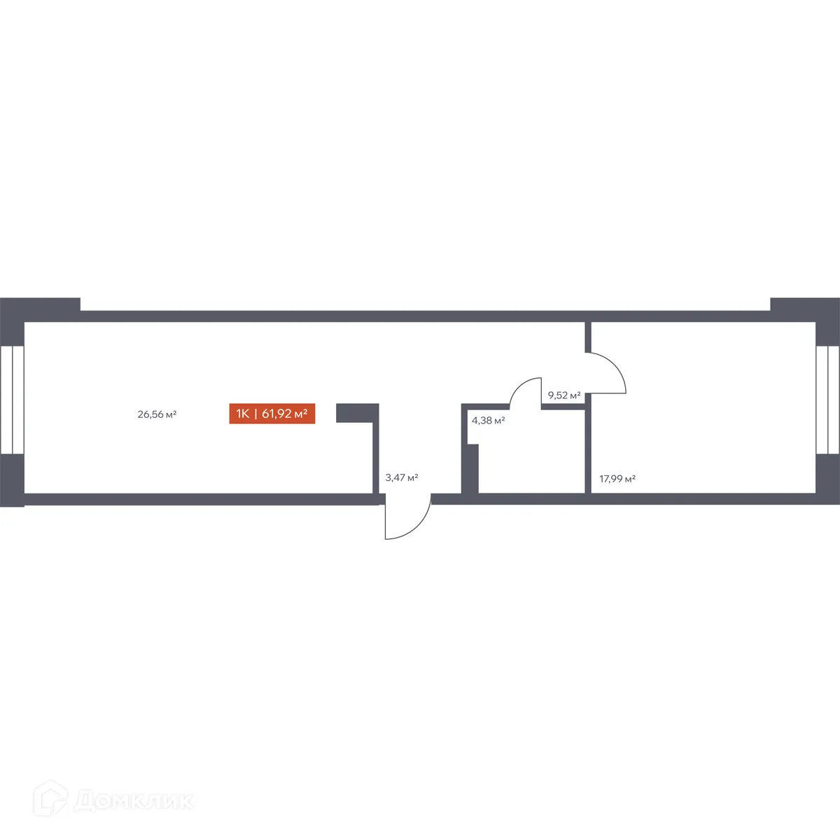 Фото квартиры в ЖК Ломоносов