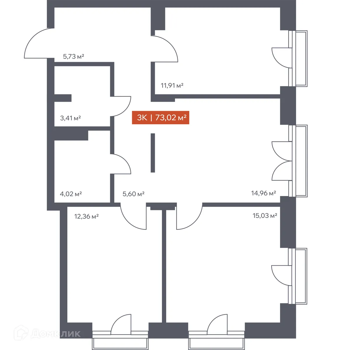 Фото квартиры в ЖК Ломоносов