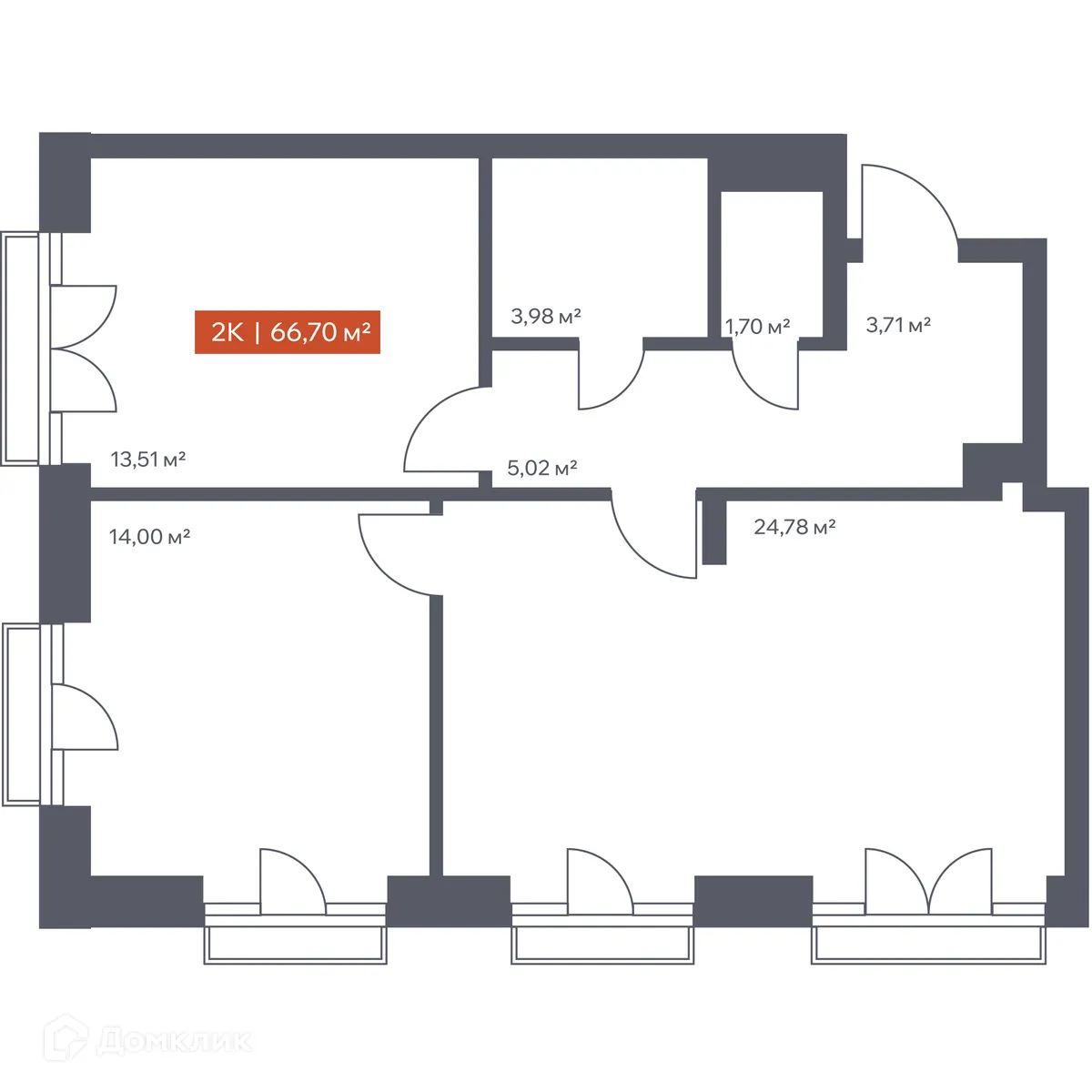 Фото квартиры в ЖК Ломоносов