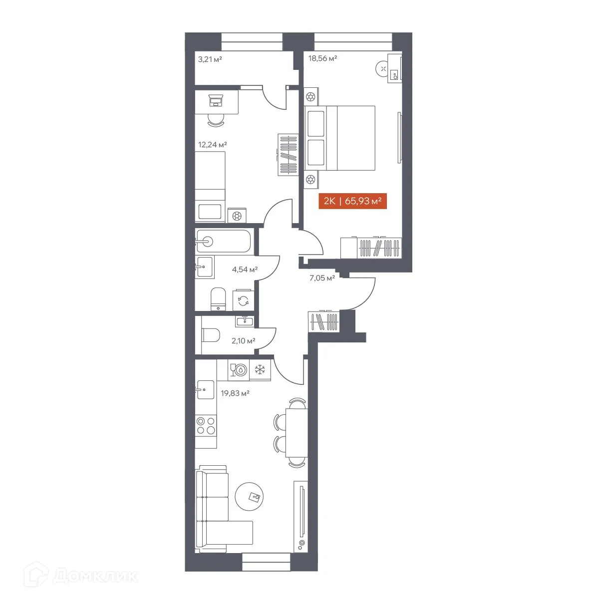 Фото квартиры в ЖК Ломоносов