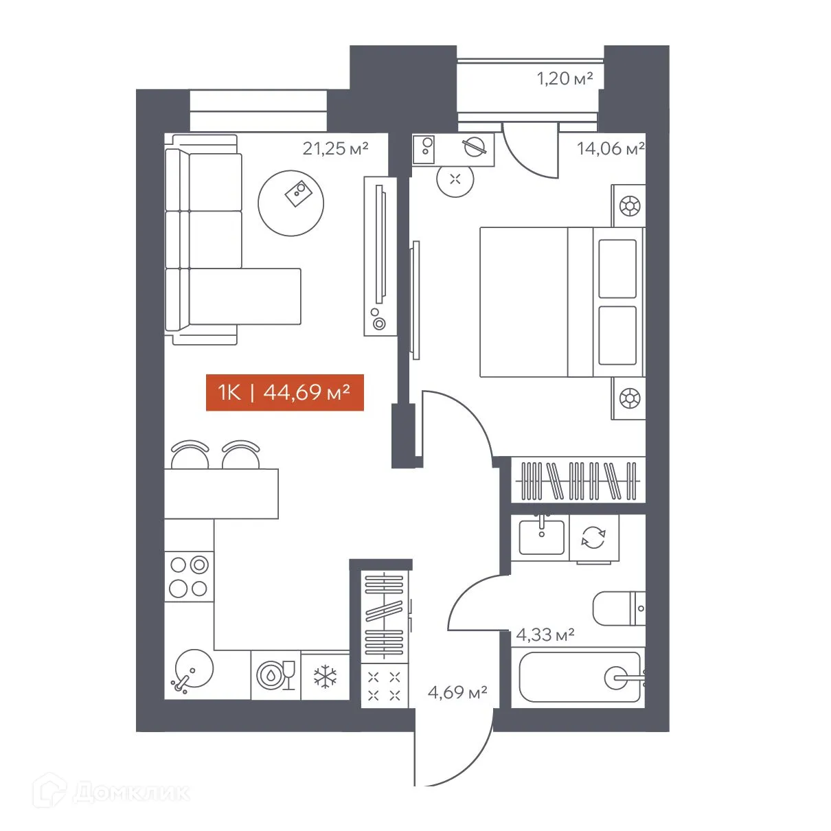 Фото квартиры в ЖК Ломоносов