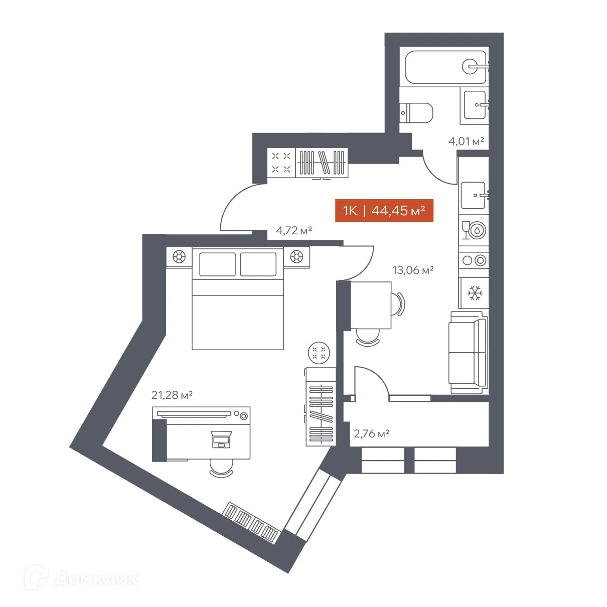 Фото квартиры в ЖК Ломоносов