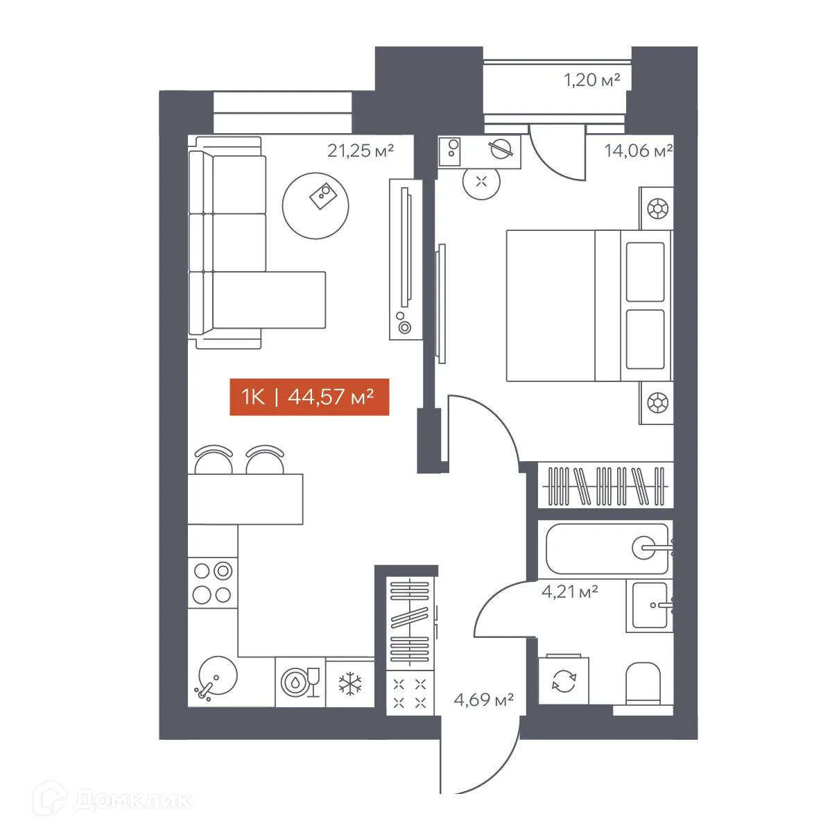 Фото квартиры в ЖК Ломоносов