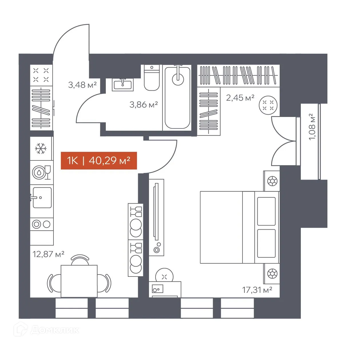 Фото квартиры в ЖК Ломоносов