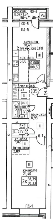 Фото квартиры в ЖК Сибирская, 74