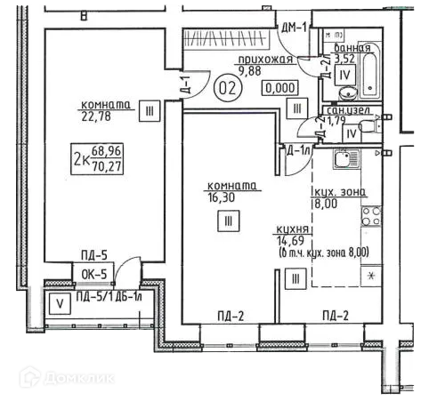 Фото квартиры в ЖК Сибирская, 74