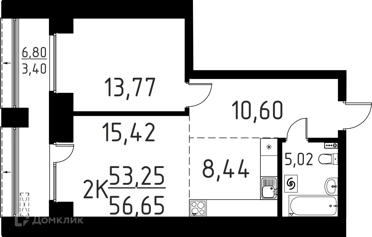 Фото квартиры в ЖК Лучи