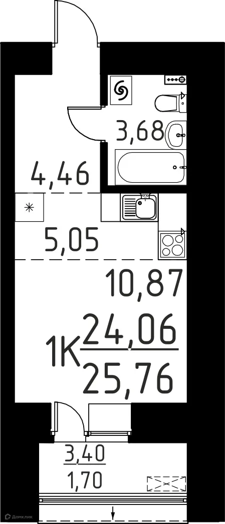 Фото квартиры в ЖК Лучи