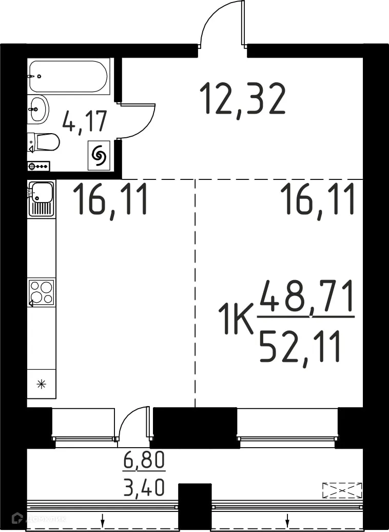 Фото квартиры в ЖК Лучи