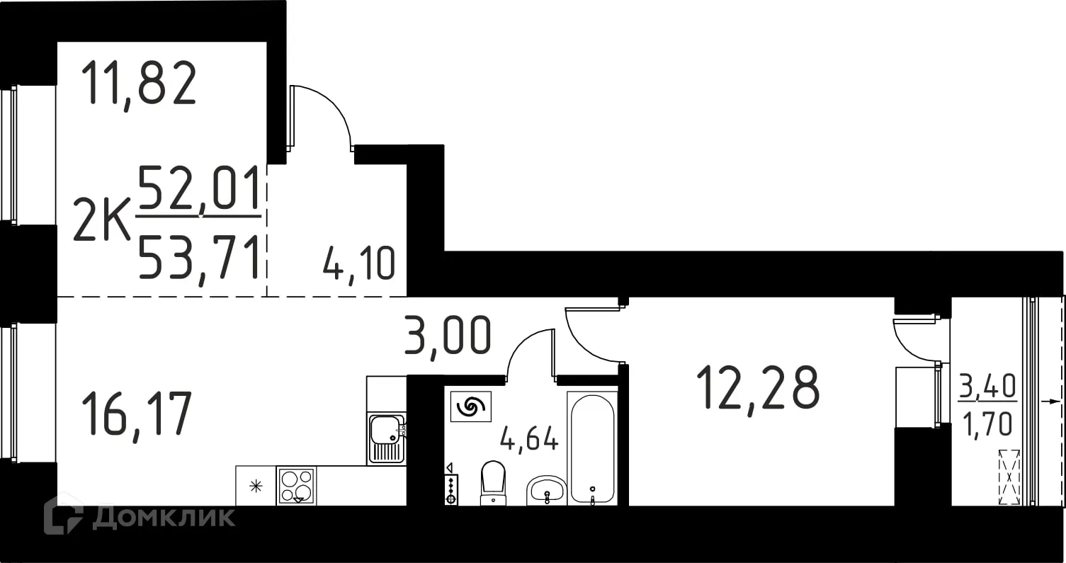 Фото квартиры в ЖК Лучи