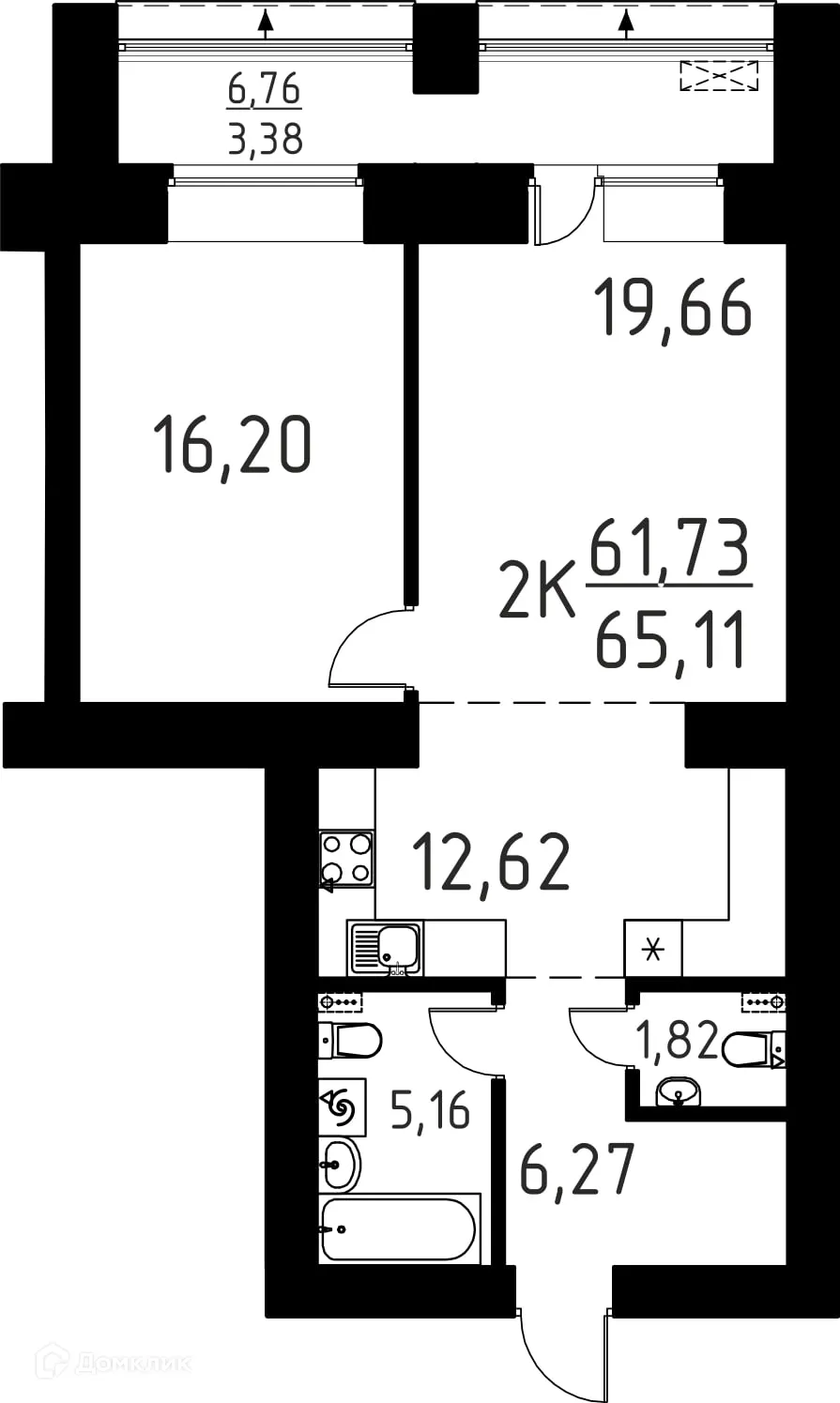 Фото квартиры в ЖК Лучи