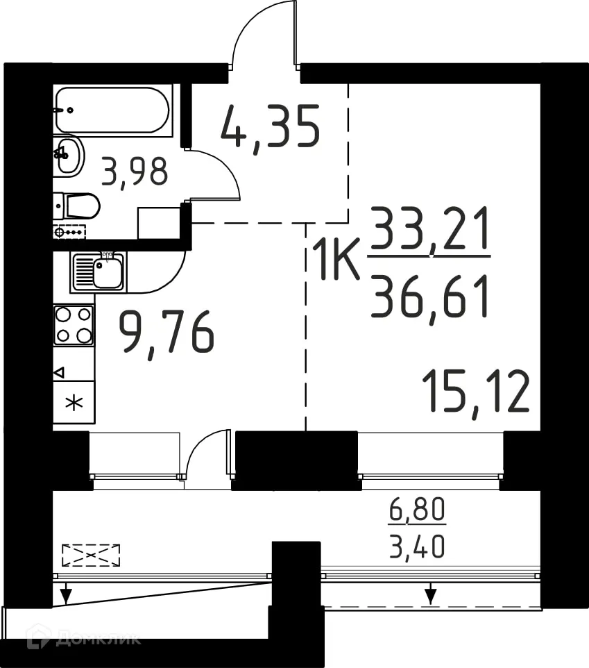 Фото квартиры в ЖК Лучи