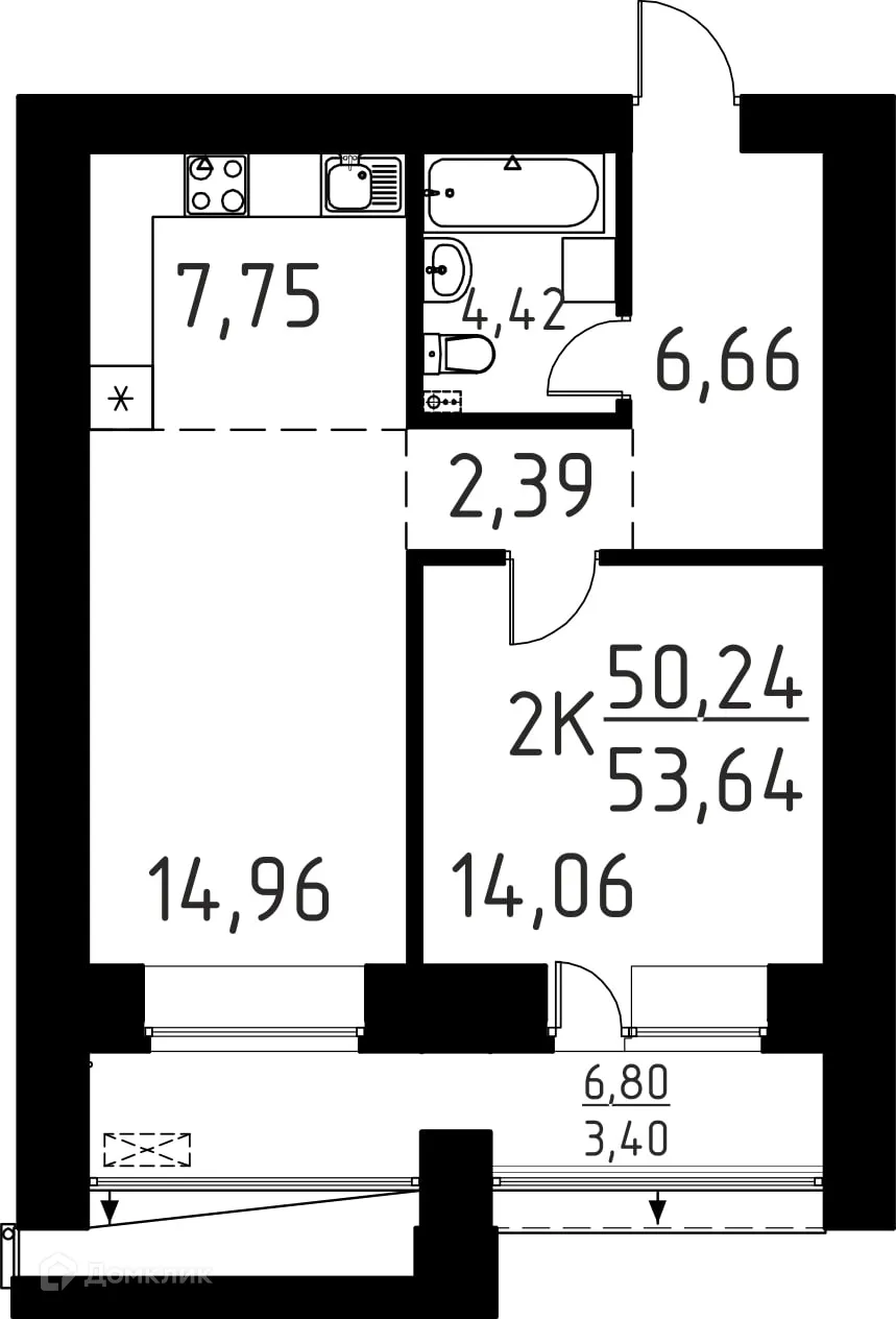 Фото квартиры в ЖК Лучи