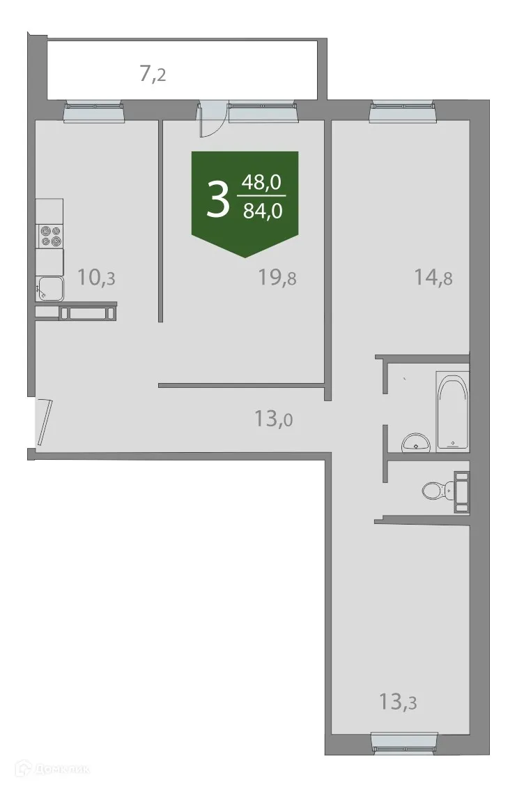 Фото квартиры в ЖК Энтузиастов