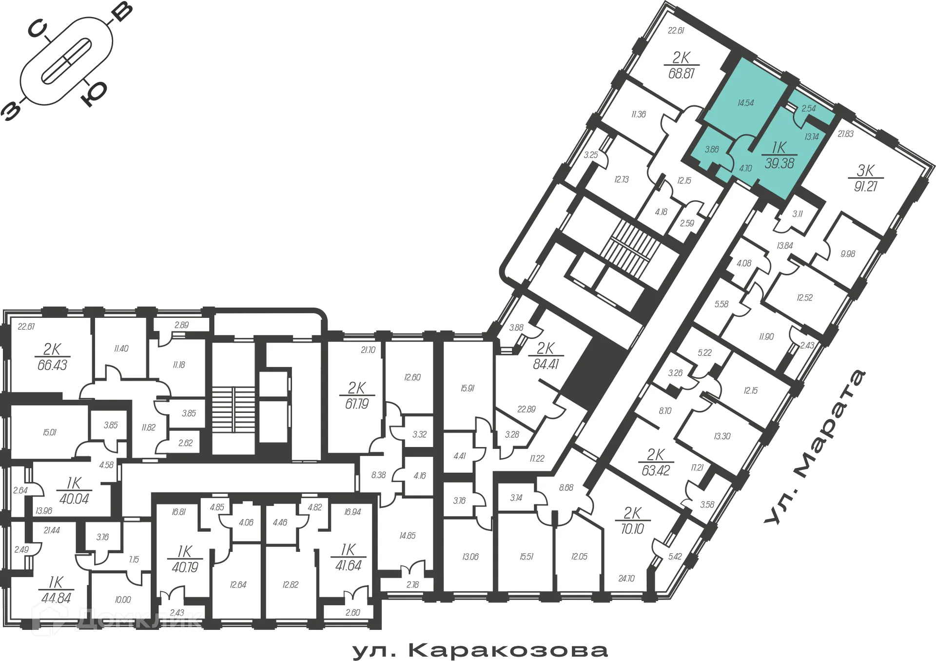 Фото квартиры в ЖК Дом по ул Каракозова