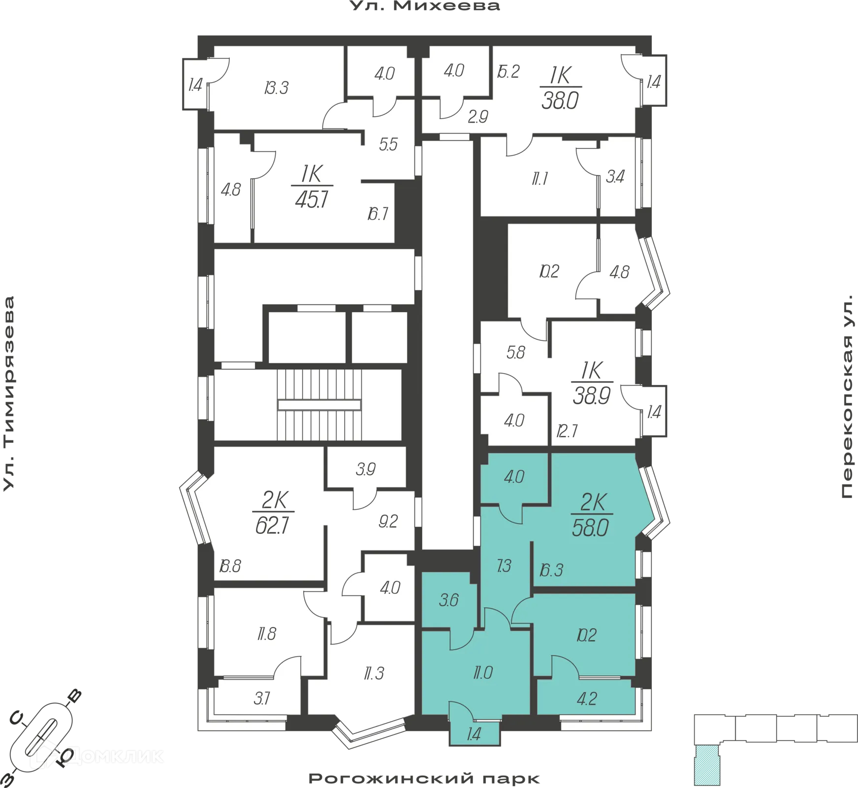 Фото квартиры в ЖК "Михеева Парк"