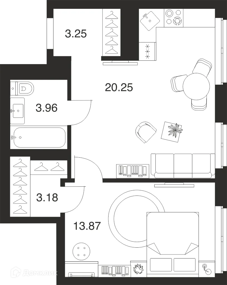 Фото квартиры в ЖК Парк Патриот