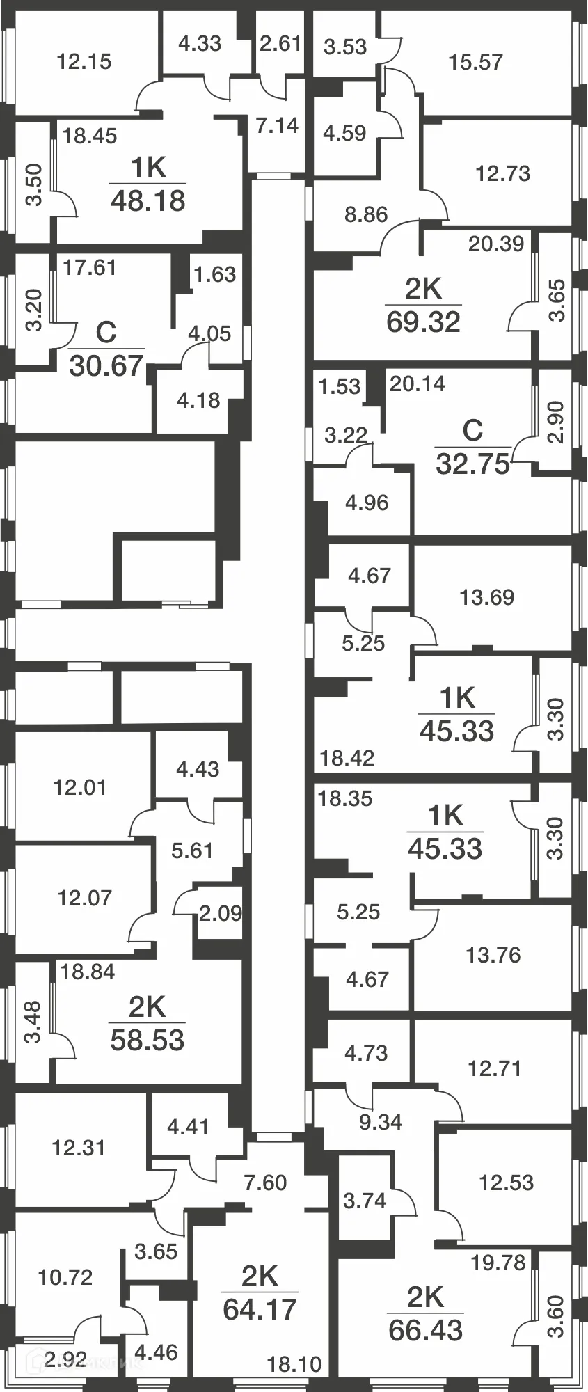 Фото квартиры в ЖК на ул. Карпова в Туле