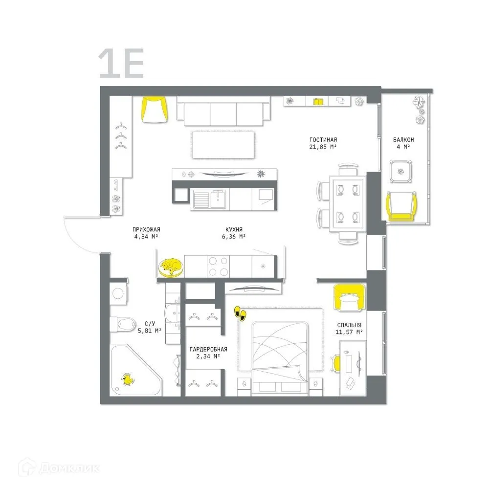 Фото квартиры в ЖК Современник