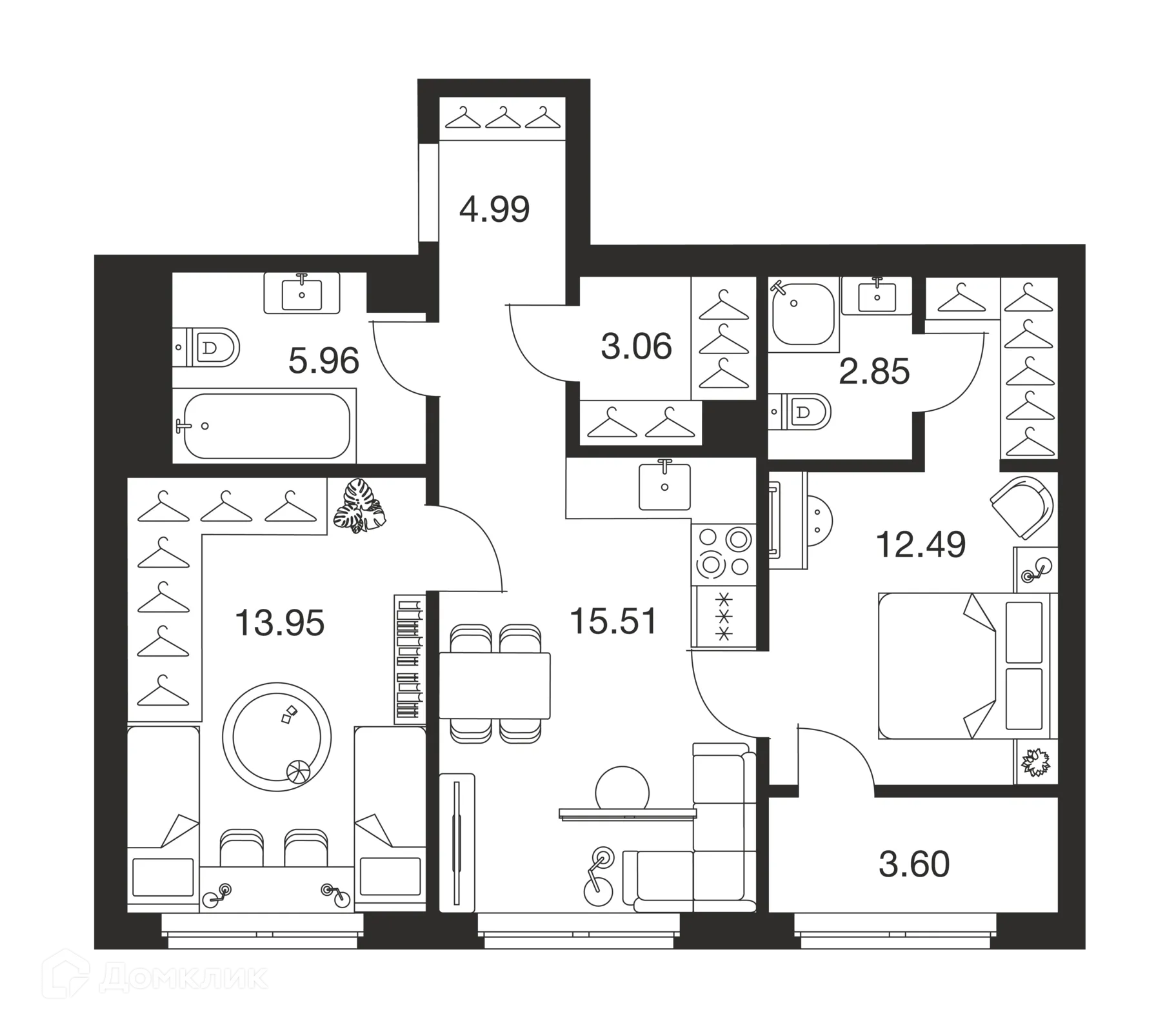 Фото квартиры в ЖК Парк Патриот-2