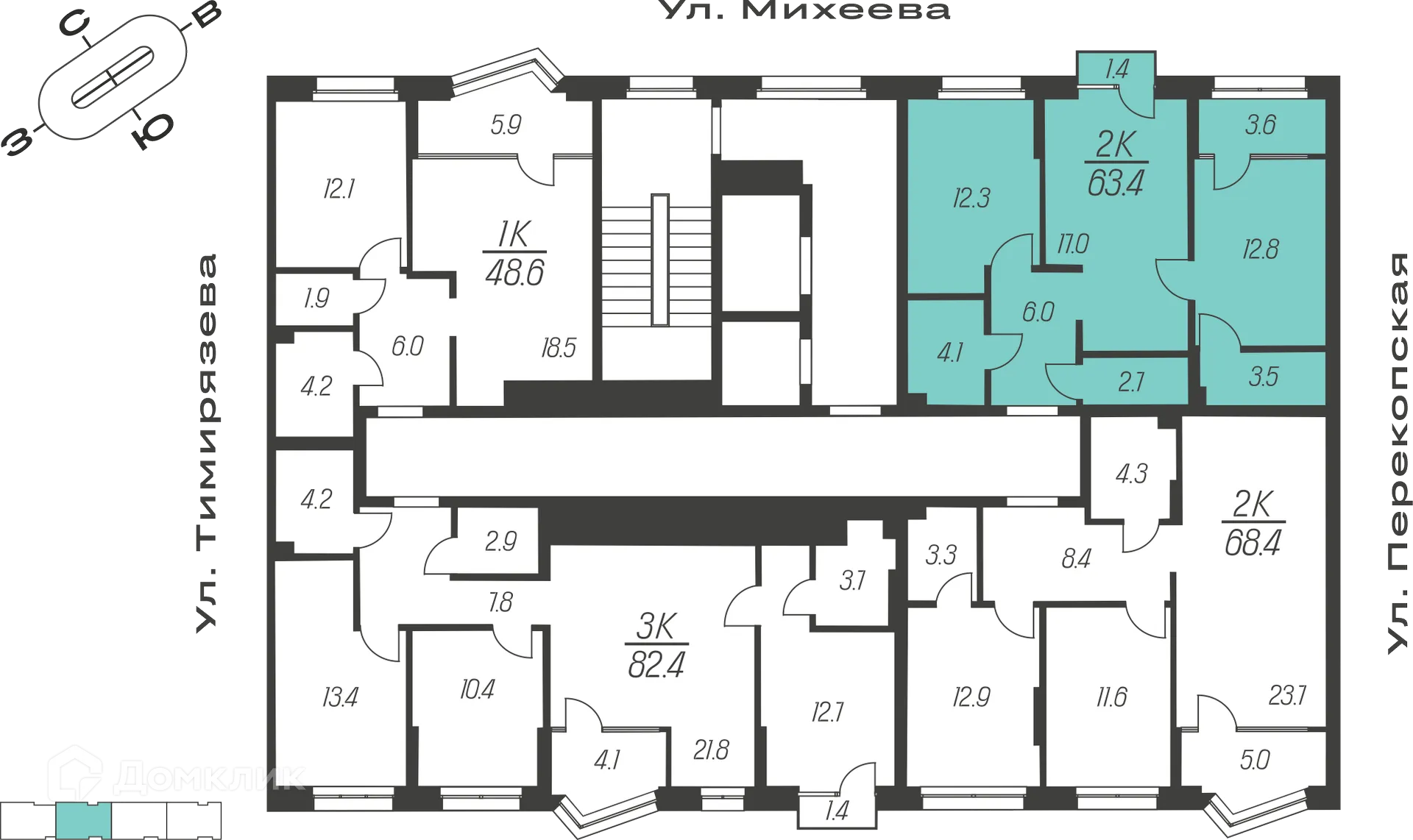 Фото квартиры в ЖК "Михеева Парк"