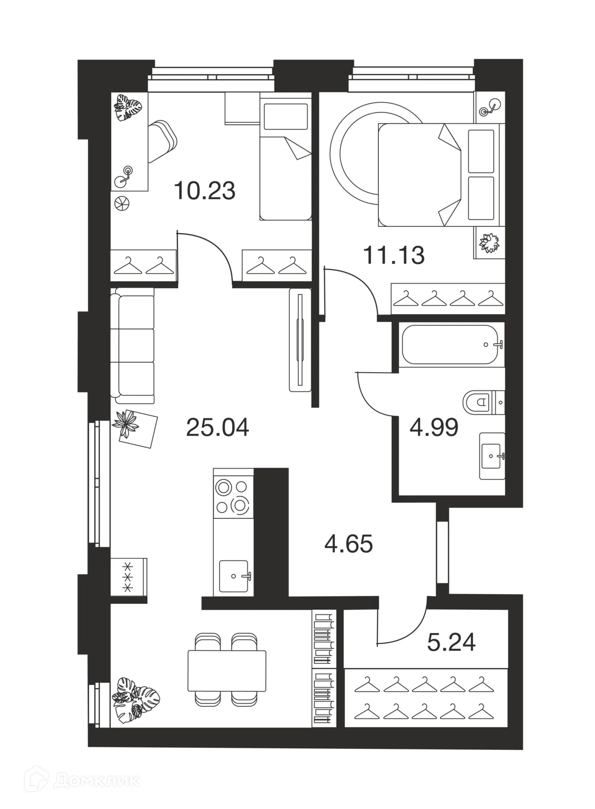 Фото квартиры в ЖК Парк Патриот-2