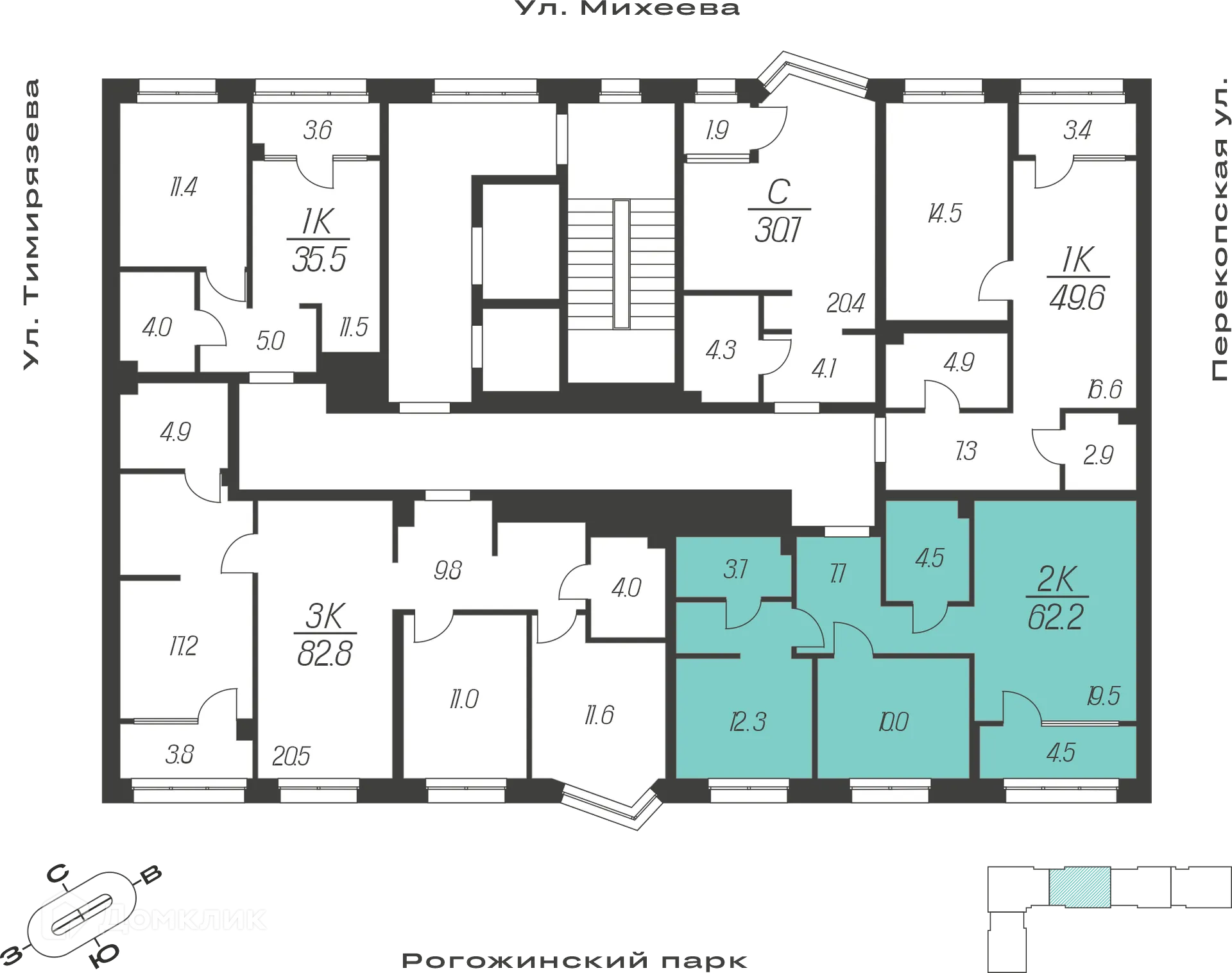 Фото квартиры в ЖК "Михеева Парк"