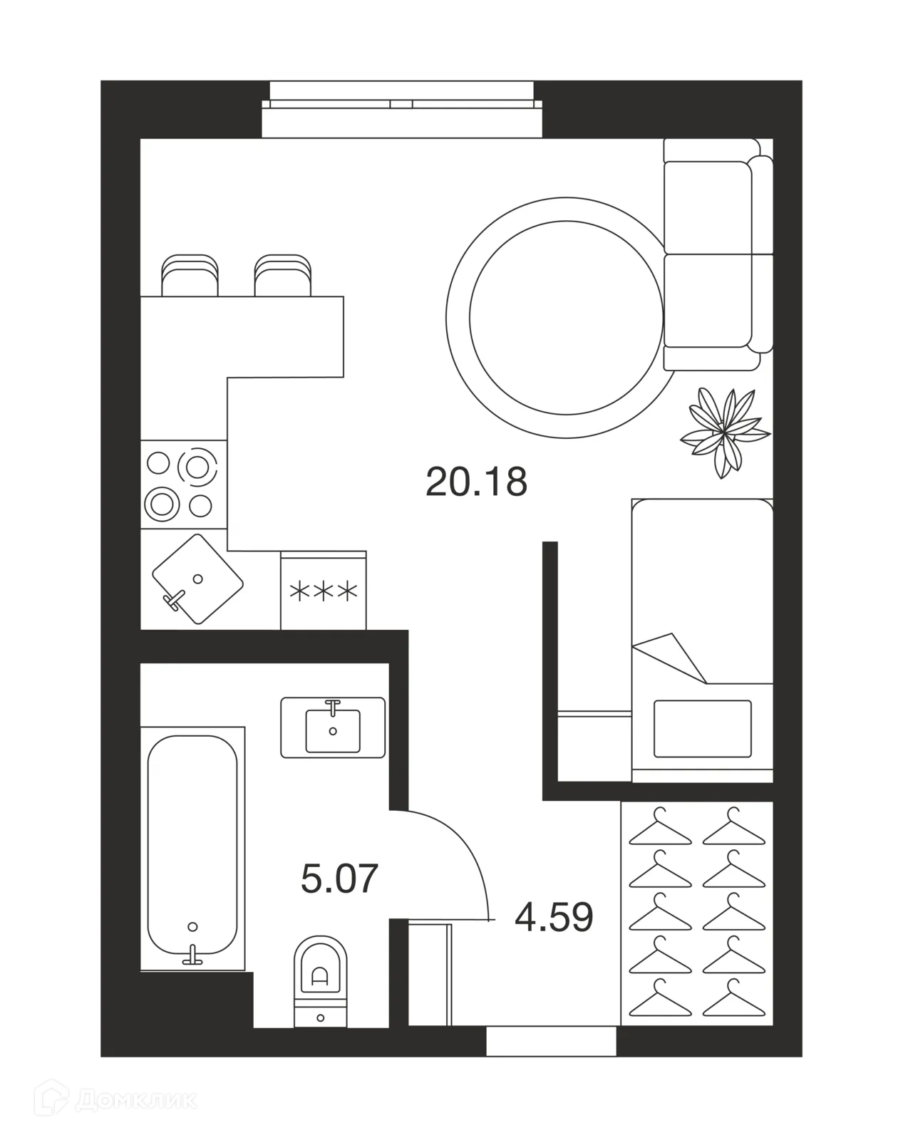 Фото квартиры в ЖК Парк Патриот-2