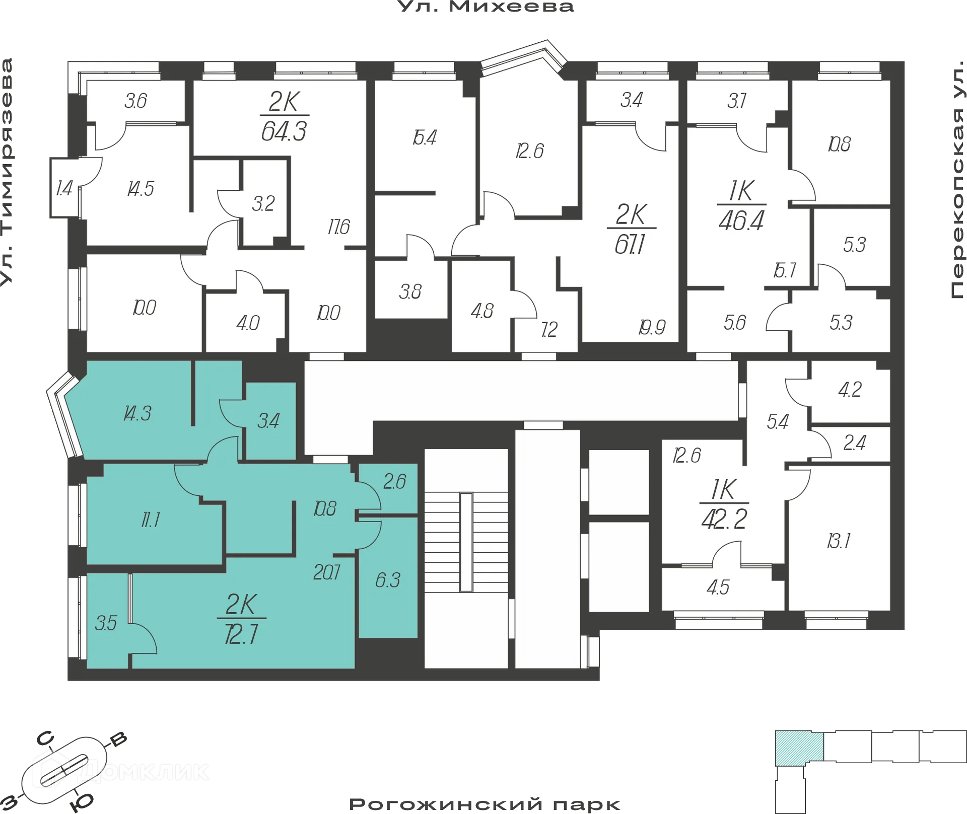 Фото квартиры в ЖК "Михеева Парк"